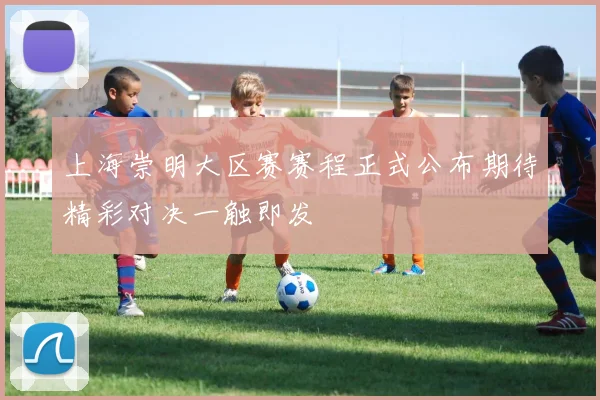 上海崇明大区赛赛程正式公布期待精彩对决一触即发